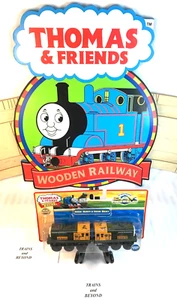 Iron 'Arry & Bert oily - Thomas & Friends Wooden Learning Curve - LC98142 - new - Picture 1 of 3