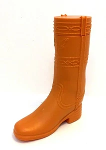 Avon Vintage EMPTY Plastic Bottle Orange Boot Sweet Honesty Body Splash - Picture 1 of 6