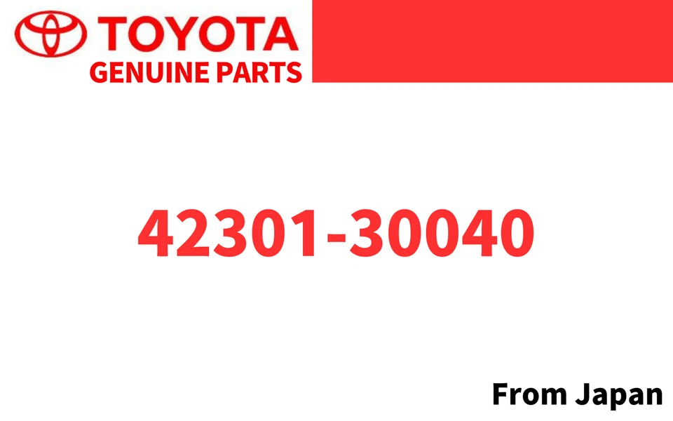 Toyota Lexus Genuine SC430 IS300 GS300 JZX110 Rear Axle Shaft 42301-30040 OEM - Image 1 of 1