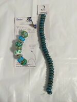 Darice Designs By Me Brand New 7 in Strand of Boho Style Blues Beads