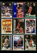 MICHAEL JORDAN 9 Card Lot with Insert(s) - Basketball HOF Chicago Bulls PICK LOT