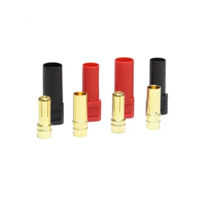 2 pairs AMASS XT150 6MM Bullet Connector Plug Red Black Male / Female 150 Amps - Picture 1 of 7