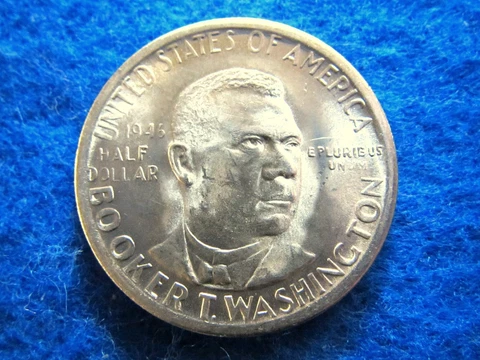 1946 S Booker T. Washington Silver Commemorative Half Dollar - Choice BU Cover