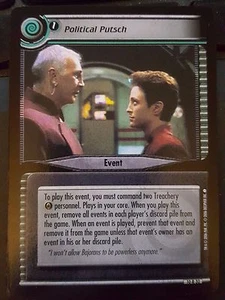 Golpe político Star Trek CCG Captain's Log 10R32 casi nuevo como nuevo - Imagen 1 de 1