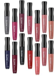 RIMMEL London Stay Matte Liquid Lipstick 5.5ml - CHOOSE SHADE - NEW - Picture 1 of 19