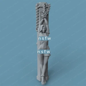 1/24 Scale Resin Model Sexy Tied Up Slave Woman Girl NSFW Unpainted Unassembled - Picture 1 of 3