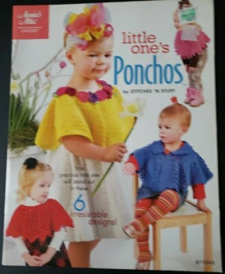 New, Little One's Ponchos by S. Childress and F. Hughes (2010, Crochet Leaflet) - Image 1 of 2