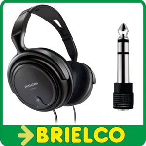AURICULARES ESTEREO HIFI PHILIPS SHP2000 2M CABLE ADAPTADOR 3.5MM A 6.3MM BD5208 - Imagen 1 de 1