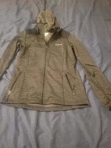 Columbia Womens Jacket XS Black Activewear Softshell Fleece Lined Full Zip Hood - Picture 1 of 6