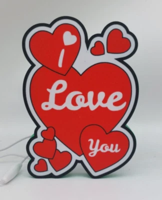  Lampada Led  ,  Cuore i Love You Idea regalo--usb 3d Usb ,coppia ,ragazza., - Immagine 1 di 3