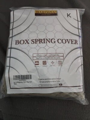 Barossa Design Box Spring Cover King Size 95% Microfiber - Image 1 of 3