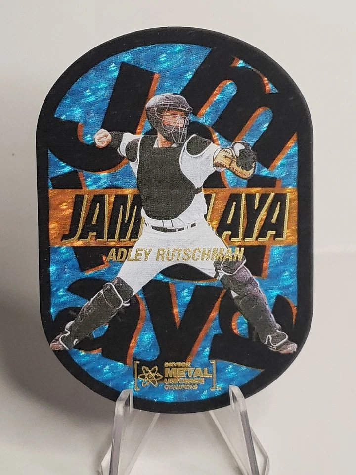 ADLEY RUTSCHMAN 2021 Skybox Metal Universe Champions Jambalaya Orioles SSP RC - Image 1 of 2