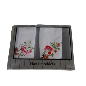 Handkerchiefs 2 Pack Floral Boho Cottagecore New Multicolor - Picture 1 of 4