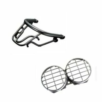 Cubierta protectora de rejilla de faros MOS y soporte trasero para Yamaha Zuma 2009-2015 Foto 1 de 4