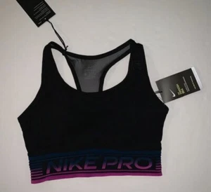 NWT Nike PRO Dri-FIT Training Medium Support Women's Small Padded Sports Bra - Picture 1 of 3