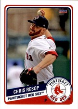 2014 Pawtucket Red Sox Choice #20 Chris Resop Naples Florida FL Baseball Card