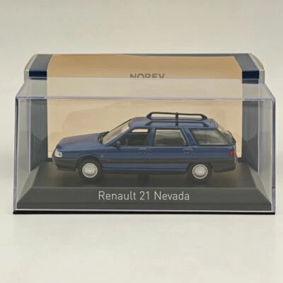 Norev 1/43 Renault 21 Nevada 2018 Blue Diecast Model Cars Limited Collection - Image 1 of 4