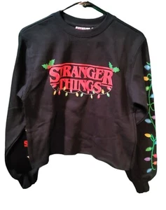 STRANGER THINGS Netflix CHRISTMAS SWEATER sz M NEW women's bust /chest 40" NWT - Picture 1 of 10