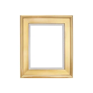 Plein Aire Gold Frame with Linen Liner - Picture 1 of 7