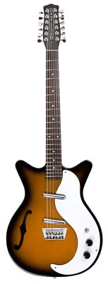 Danelectro 12 String 59 DC Hollow Body Tobacco SB E-Gitarre - Bild 1 von 3