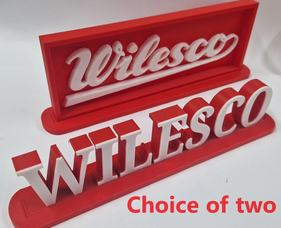 Wilesco Steam - 3D Shop Display Sammlung Schild Sammler Display