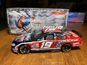 Casey Atwood #19 Spiderman 2001 Dodge Intrepid 1:24 Scale Nascar Diecast D3 - Picture 1 of 6