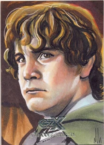 2022 Cryptozoic CZX Middle Earth Sketch Card Mangum Sam - Picture 1 of 1