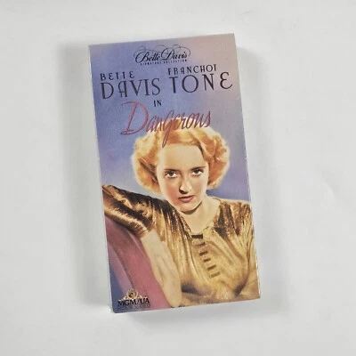 Dangerous 1936 Bette Davis & Franchot Tone MGM/UA Signature Collection VHS 1990 Foto 1 de 4