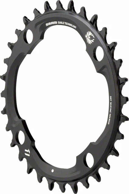 SRAM X-sync 2 Eagle Aluminum 30t Chainring 94 BCD Black for Light Powered Emtb