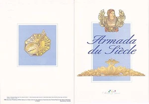 Philatelistisches Dokument 1. Tag: 45 1999 - Armada des Jahrhunderts - Segelboote - Bild 1 von 2