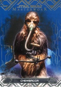 Star Wars Masterwork 2017 Blue Base Card #42 Chewbacca - Picture 1 of 1