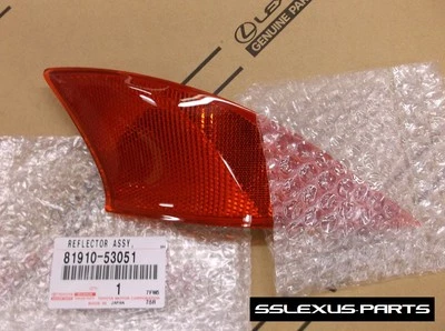 Parachoques trasero lado pasajero reflector derecho Lexus IS250 IS350 IS200T (2014-2018) OEM Foto 1 de 2