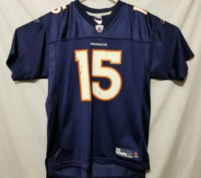 Camiseta de fútbol Reebok Denver Broncos TIM TEBOW talla juvenil XL (18-20) azul Foto 1 de 4