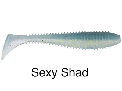 Señuelo Keitech Fat Swing Impact 7,8 pulgadas cola de paleta Swimbait Muskie y Striper Foto 1 de 4