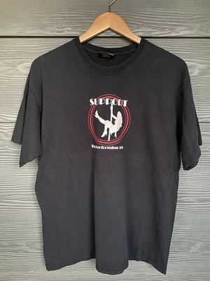 Camiseta vintage Y2K Stripper Steve & Barrys “Support The Performing Arts” talla XL Foto 1 de 4