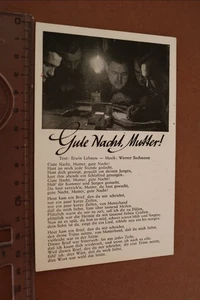 alte Liedkarte - Gute Nacht, Mutter ! - Picture 1 of 2