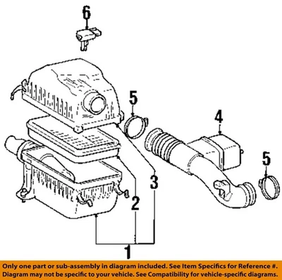 Used Air Cleaner Assembly fits: 2006 Toyota Tundra 8 cylinder Grade A - Image 1 of 2
