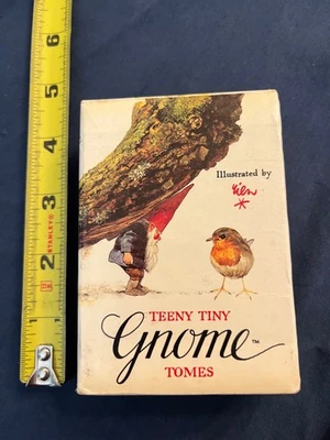Teeny Tiny GNOMES Tomes Miniature Books by Rein Poortvliet & Wil Huygen 1981 - Image 1 of 4