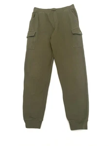 Polo Ralph Lauren BOYS Fleece Cargo Jogger Pants XL (18-20) Olive Green - Picture 1 of 7