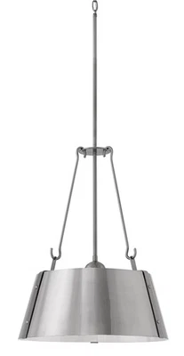 Colgante Hinkley Lighting 3395 Cartwright de níquel 3 luces 19-1/2" W Foto 1 de 4