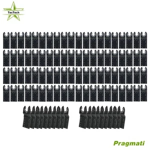 100Pcs Quick Release Oscillating Saw Blades Fit For All Universal Multi Tool - Picture 1 of 12