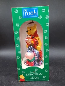 Adorno de vidrio soplado vintage 1999 Santa's Best Walt Disney's Pooh - Imagen 1 de 9