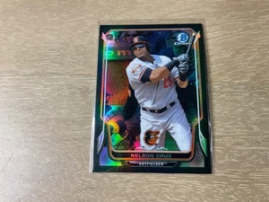 2014 Bowman Chrome Nelson Cruz Black Refractor /35 SP Baltimore Orioles - Picture 1 of 2