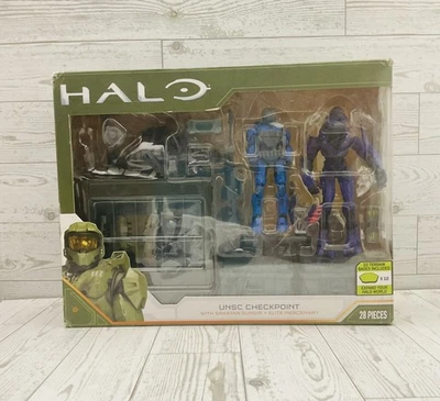 Экшн-фигурка Jazwares World of Halo UNSC Checkpoint набор новая полная как новая в заклеенной коробке - Изображение 1 из 4