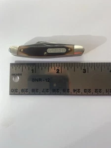 Vintage Schrade Old Timer USA 1080T 3 Blade Folding Pocket Knife - Picture 1 of 4