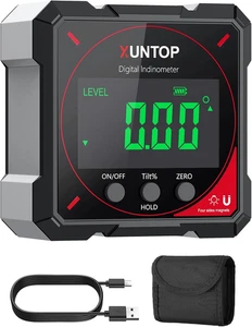 4 * 90°Digital Angle Finder 4 lati forte goniometro magnetico digitale con LCD D - Foto 1 di 12