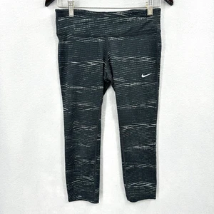 Nike Hose Damen Small Mid Rise Training Straight Capri Cropped Workout Preppy - Bild 1 von 11