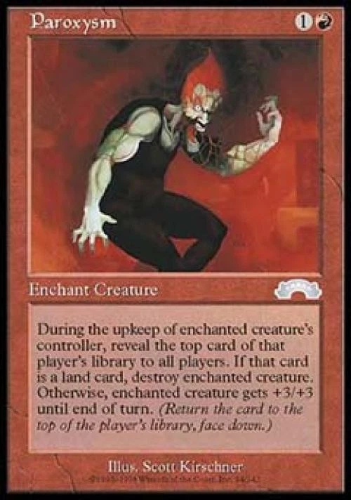 Paroxysm - Light Play MTG Exodus - Image 1 of 1