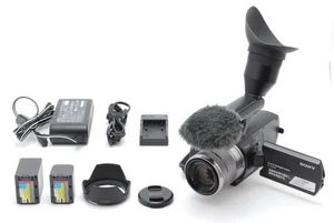 [MINT w/Lens] Sony NEX-VG10 14.2MP HandyCam Camcorder 18mm-55mm F3.5-5.6 JAPAN - Picture 1 of 10
