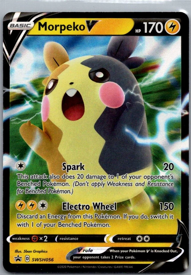 Morpeko V - Promo SWSH: Sword & Shield Promo Cards SWSH056 NM - Image 1 of 2